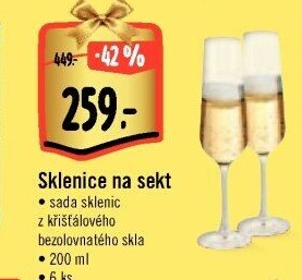 Sklenice na sekt