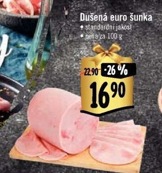 Šunka euro dušená standard