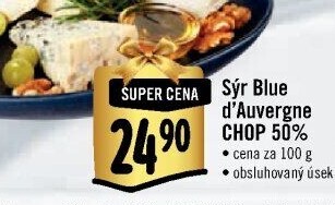 Sýr Blue d´Auvergne CHOP 50%