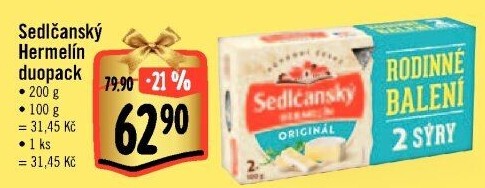 Sýr Hermelín Sedlčanský