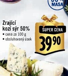 Sýr kozí zrající 50%