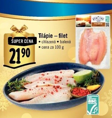 Tilápie nilská filety Albert