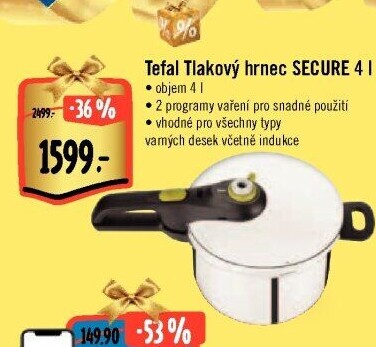 Tlakový hrnec Tefal Secure
