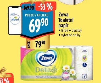 Toaletní papír 3vrstvý Deluxe Zewa