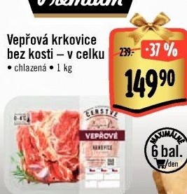 Vepřová krkovice bez kosti Albert