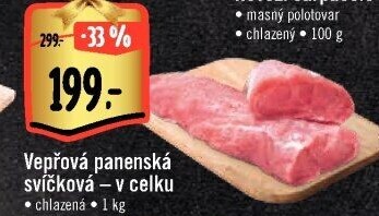 Vepřová panenská svíčková