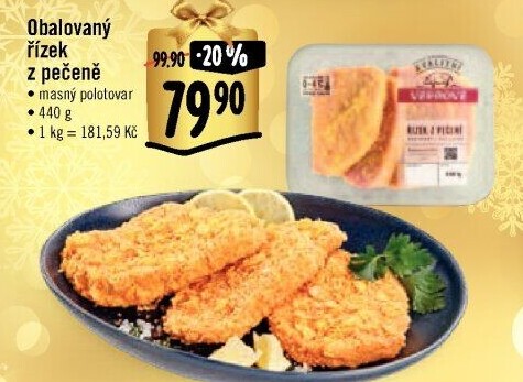 Vepřové řízky z pečeně obalované Albert