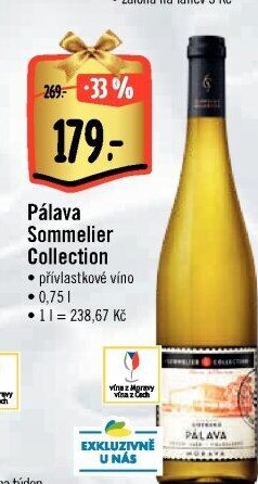 Víno Pálava Sommelier Collection - přívlastkové