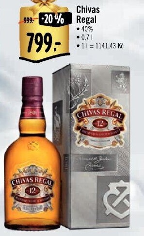 Whisky 12 YO Chivas Regal