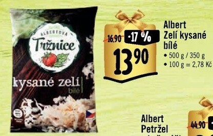 Zelí bílé kysanéAlbert