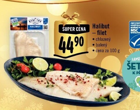 Halibut filety Albert