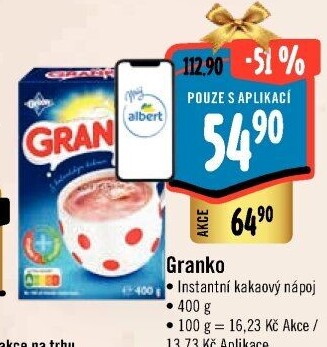 Instantní kakao Granko