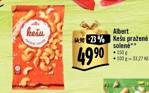 Kešu pražené Albert