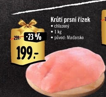 Krůtí prsní řízky