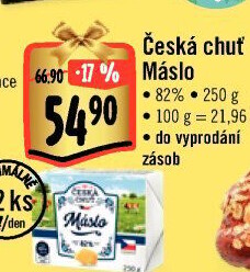 Máslo Česká chuť