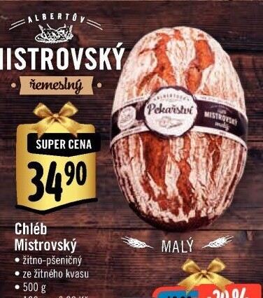 Mistrovský chléb Albert
