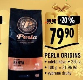 Mleté kávy Origins AH Perla