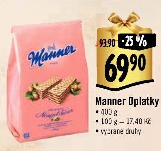 Oplatky Manner