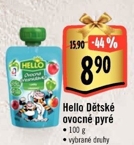 Ovocná kapsička Hello