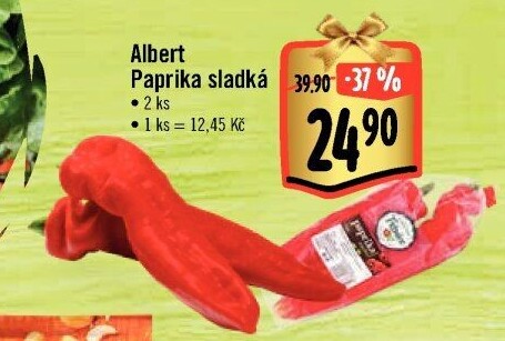 Paprika červená Albert