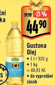 Slunečnicový olej Gustona