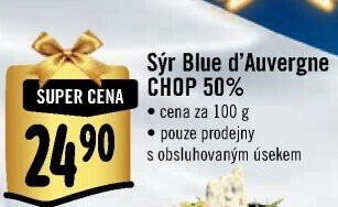 Sýr Blue d´Auvergne CHOP 50%
