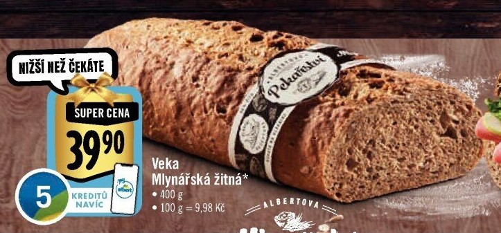 Veka Mlynářská žitná Albert