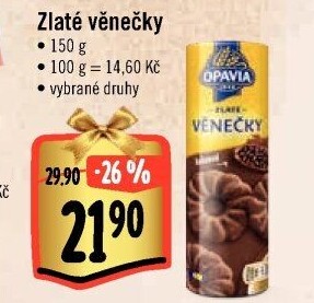 Věnečky Zlaté Opavia