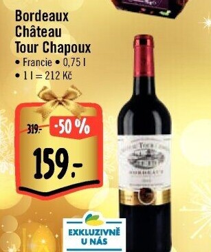 Víno Bordeaux Chateau Tour Chapoux