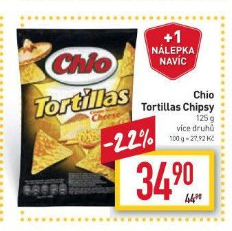 Chio Tortillas Chipsy 125 g