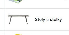 Stoly a stolky