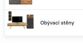 Obývací stěny