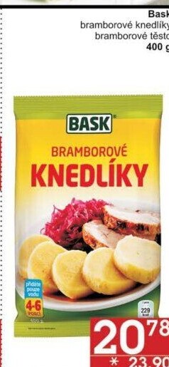 Knedlíky bramborové v prášku Bask