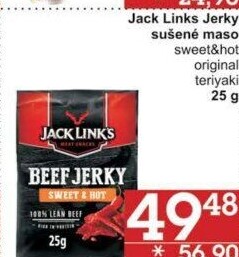Maso sušené Beef Jerky Jack Link'