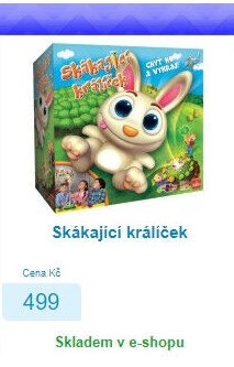 Skákající králíček