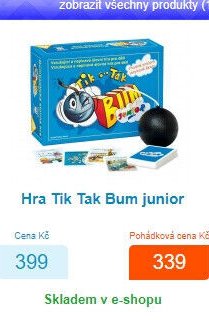 Hra Tik Tak Bum junior