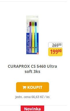 CURAPROX CS 5460 Ultra soft 3ks
