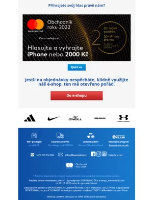 akční leták Sportisimo 20.12.2022-1.1.2023