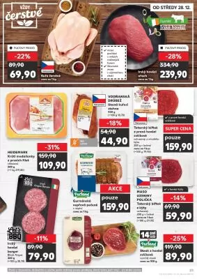 akční leták Kaufland 28.12.2022-3.1.2023