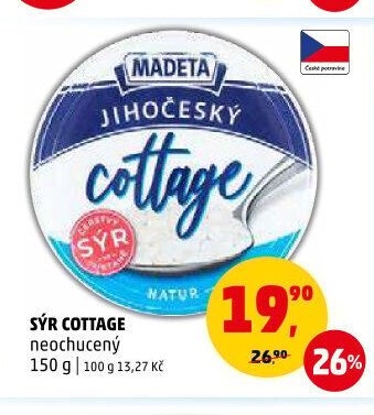 Sýr Cottage neochucený 150 g