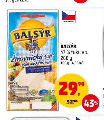 Balsýr Žirovnický sýr 200 g