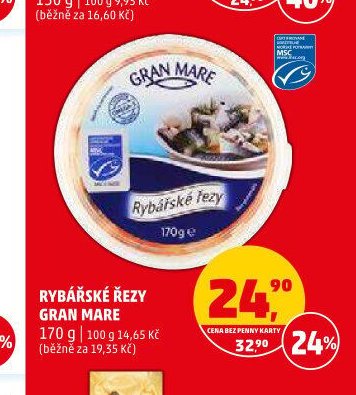 Rybářské řezy Gran Mare 170 g