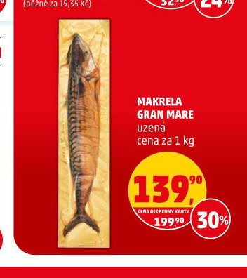 Makrela Gran Mare uzená 1 kg