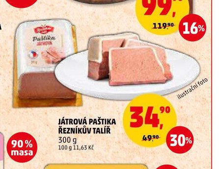 Játrová paštika Řezníkův talíř
