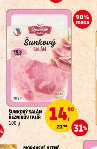 Šunkový salám Řezníkův talíř