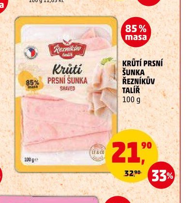 Krůtí prsní šunka Řezníkův talíř