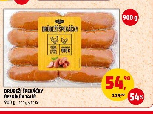 DRŮBEŽÍ ŠPEKÁČKY ŘEZNÍKŮV TALÍŘ