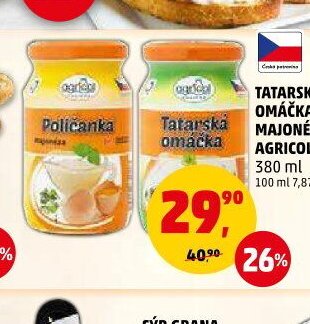Tatarská omáčka, majonéza Agricol