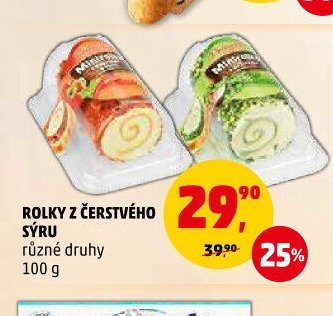 Rolky z čerstvého sýru