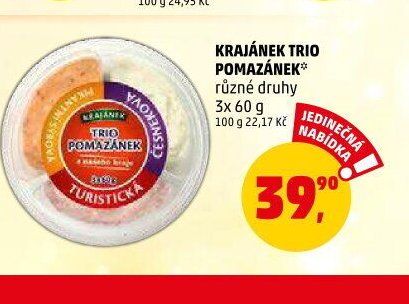 Krajánek Trio pomazánek